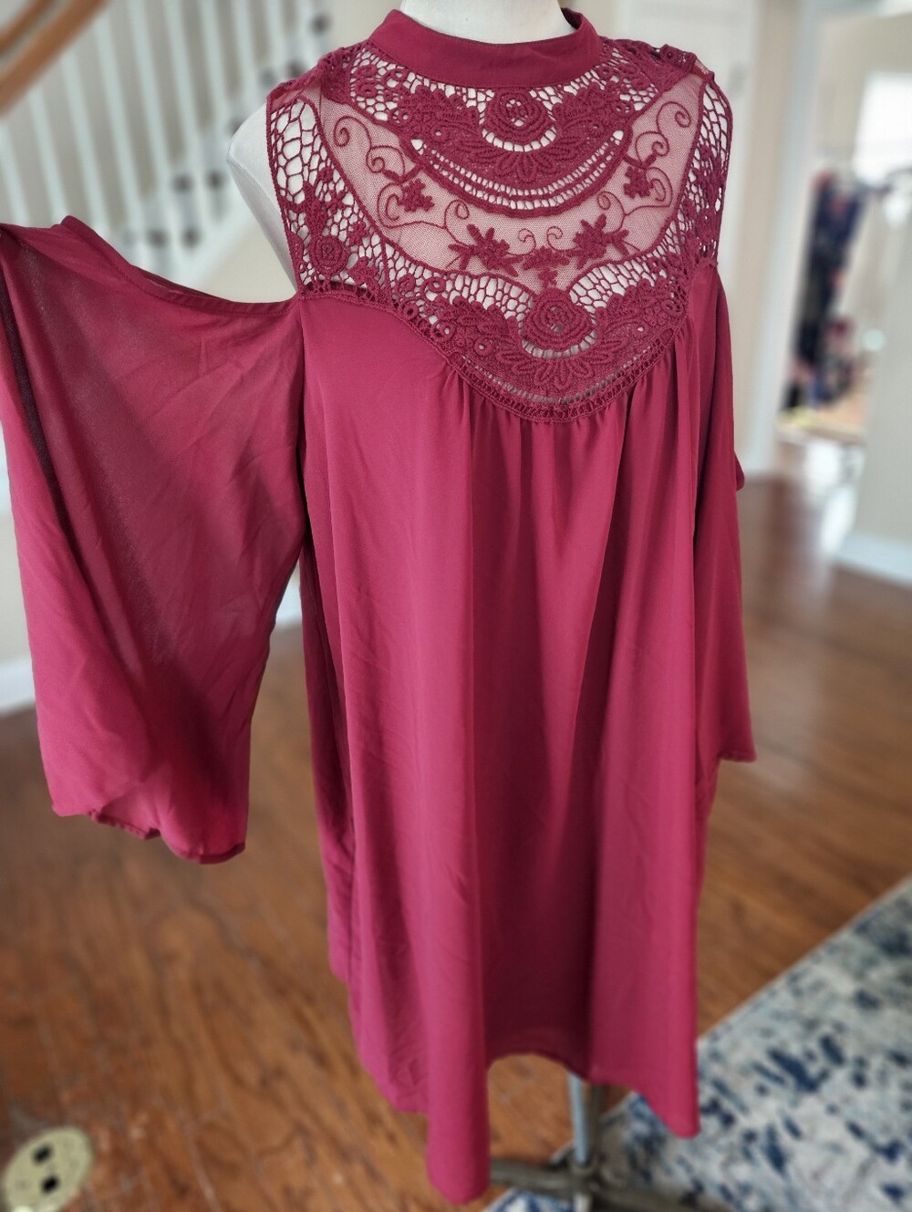 Heart Soul Cold Shoulder Dress 2X